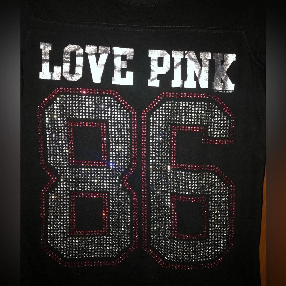 Victoria’s Secret PINK Bling tee size M - Picture 6 of 8